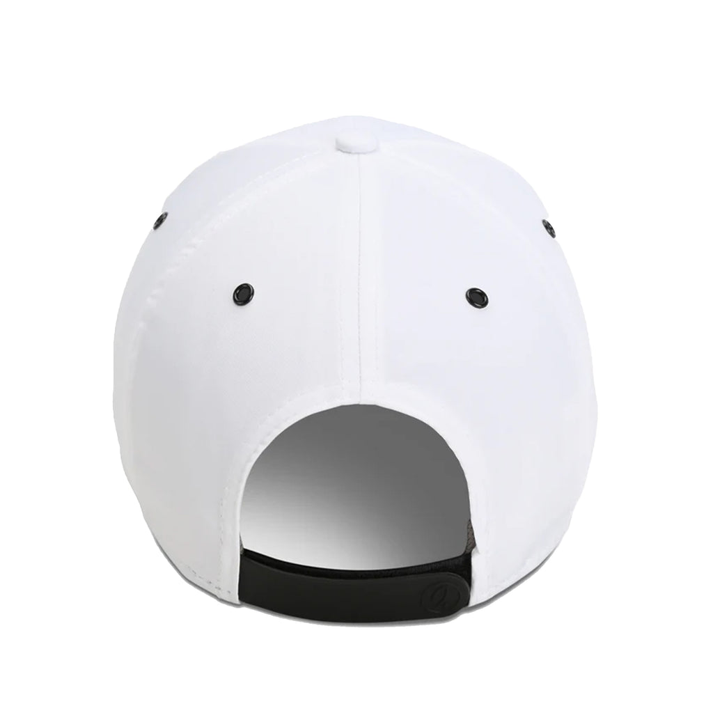 White helmet with a reflective visor on a white background